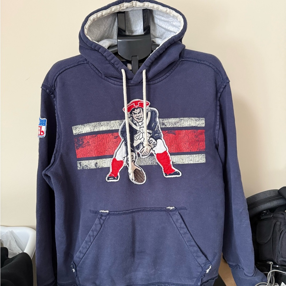 New England Patriots retro NFL hoodie